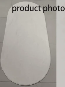 Luxurious Oval Italian Minimalist Soft Area Rug - Washable And Foldable, Suitable For Comfortable Living Room And Bedroom, Living Room Carpet, Carpet, Living Room Area Rug, Area Small Rug, Mat, Home Decor, Large Size Living Room Carpet, Round Rug, Living Room Home Decor, Room Decoration, Washable Carpet - Multicolor - View 8