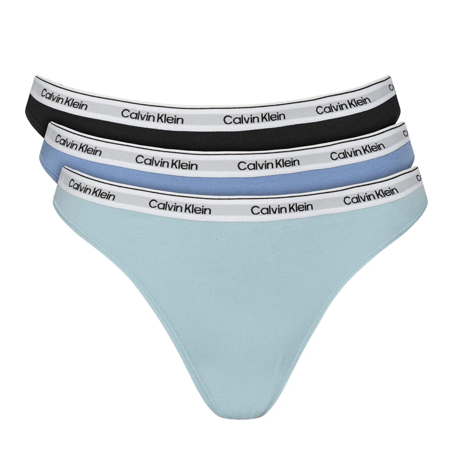 Calvin Klein BIKINI 3PK - 純銀藍/黑/冰川 - 查看 1