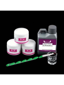 Acrylic Nail Kit : Nail Kit Acrylic Set For Beginners With Everything Acrylic Powder &  Acrylic Liquid Set With Nail Brush Nail Forms Tools Extension Nail Kit - 彩色 - 查看 2