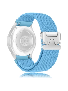 chinbersky Pulseira de nylon de 20 mm e 22 mm com fivela de metal tipo paraquedas para Galaxy Watch 4/5/6/7/FE/5 Pro/Classic/Active 2/3/Gear