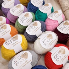 10-Pack Merino Wool Yarn, 50g Each, Soft & Warm Knitting And Crochet Yarn, 90% Merino Wool, 10% Polyester, Assorted Colors, For Sweaters, Coats, Scarves, Hats, Shawls & Vests, 500g Total - Multicolor-500g - View 7