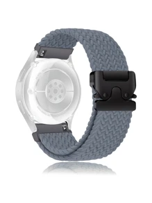 chinbersky Pulseira de nylon de 20 mm e 22 mm com fivela de metal tipo paraquedas para Galaxy Watch 4/5/6/7/FE/5 Pro/Classic/Active 2/3/Gear