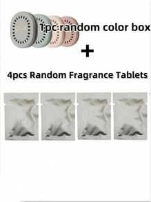 2/5/10pcs Household Long-Lasting Deodorant Perfume Tablets With An Extra 1 Case - Solid Perfume Deodorant Tablets, Suitable For Home, Car, Luggage, Bathroom, Bedroom, Wardrobe And Toilet