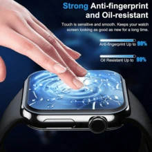 6pcs/Set Hydrogel Screen Protector Film Compatible With Apple Watch 49mm, 45mm, 41mm, 40mm, 44mm, 46mm And 42mm. This Soft Film Is Not Glass, Compatible With Apple Watch Series 10, 9, 8, 7, 6, 5, 4 And SE Accessories. Screen Protection Essentials, Applicable To Daily Shield, Office, Home Watch Screen Protector Watch Cover Watch Accessories Waterproof Shockproof Anti-Fall Anti-Fall Scratch Resistant Anti-Fingerprint Full Cover