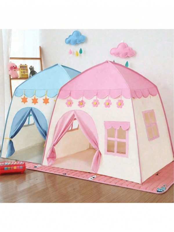 1pc Tent Picnic Tent Indoor Outdoor Play Garden Tent Castle Folding Cube Tent Kids Anti-Mosquito Tent Spring Travel Tent
