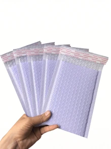 20 pezzi/set Buste imbottite di bolle di aria viola, buste imbottite in polietilene, imballaggio per piccole imprese, buste per spedizione, sacchetti per imballaggio, buste imbottite, buste per spedizioni, forniture per spedizioni, forniture scolastiche, ritorno a scuola