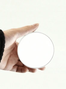 1 pezzo Specchio da trucco vintage portatile con impugnatura ergonomica, specchio decorativo compatto per donne, per viaggi, casa, vanity e applicazione del trucco