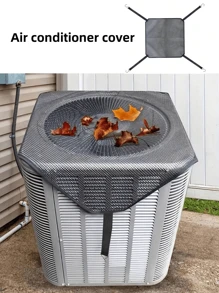 Premium Outdoor Air Conditioner Cover - Super Durable, Water Resistant, Windproof - Dust & Cold Air Barrier With Breathable PVC Mesh Ventilation
