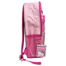 Hello Kitty 16" Pink School Backpack With Front And Side Pockets - 彩色 - 查看 3