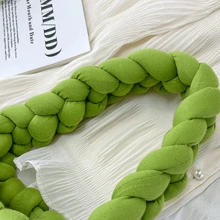 PockPei Rope Crochet Bag Handmade Acrylic Chain Women Underarm Bag Designer Knitting Crossbody Bags For Women Woven Chunky Knit Purse - 熱粉紅_銀色 - 查看 10