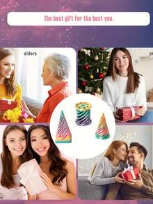 3 件不可能锥体收藏品 - 3D 打印螺旋光学错觉、彩色渐变设计、耐用塑料室内/室外装饰、万圣节/圣诞节/情人节礼物、变色设计、精致的 3D 形状、桌面装饰、视觉错觉、迷你金字塔、轻量级微型雕像、缓解压力爱好者的必备品 - 彩色 - 查看 6