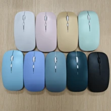 兼容 iPad 和 Surface Pro 的无线蓝牙鼠标，适用于 iMac 笔记本电脑的无线蓝牙电脑鼠标，小巧便携，适合旅行，圣诞/新年礼物 (2026) - 彩色 - 查看 11