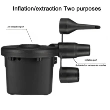 RAF 电动气泵，真空机，真空吸气泵，二合一真空吸气泵/电动充气泵，适用于各种真空袋式室内织物收纳、户外露营、充气沙发、充气船、游泳池玩具、充气床、秋冬季家居收纳工具、情人节、平安夜及圣诞节装饰充气用品。 - 美規A型插(110-127V) - 查看 4