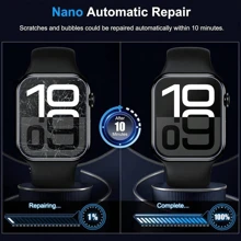 6pcs/Set Hydrogel Screen Protector Film Compatible With Apple Watch 49mm, 45mm, 41mm, 40mm, 44mm, 46mm And 42mm. This Soft Film Is Not Glass, Compatible With Apple Watch Series 10, 9, 8, 7, 6, 5, 4 And SE Accessories. Screen Protection Essentials, Applicable To Daily Shield, Office, Home Watch Screen Protector Watch Cover Watch Accessories Waterproof Shockproof Anti-Fall Anti-Fall Scratch Resistant Anti-Fingerprint Full Cover