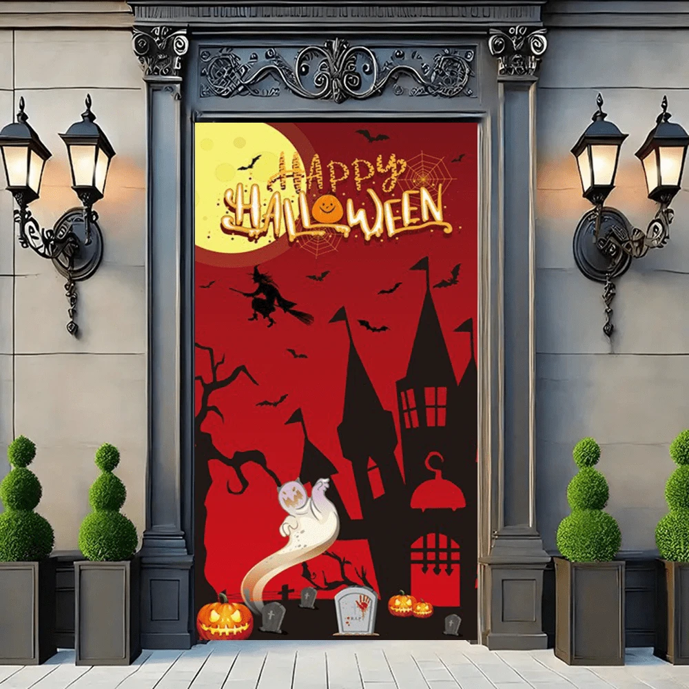2D Halloween Decorative Flat Banner Party Backdrop