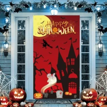 2D Halloween Decorative Flat Banner Party Backdrop