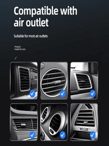 SUONEE Kfz-Handyhalterung mit Wireless-Ladegerät, intelligente induktive automatische Klemmung, kabelloses Kfz-Ladegerät Lüftungshalterung kompatibel mit iPhone 16/15/14/13/12/11/X/Galaxy S25/S24 Ultra/S23/S22/S21/Note 20 Serie