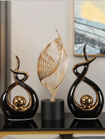 Decoración minimalista moderna de Feng Shui para la riqueza y la prosperidad, adecuada para la sala de estar, el gabinete de TV, el comedor, la entrada, ideal para la decoración del hogar, regalo de Año Nuevo, decoración navideña y regalos para amigos. Consulte la tabla de tamaños al realizar la compra.