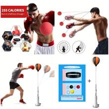 1pc Adjustable Height Boxing Speed Ball, Durable And Portable, Suitable For Home And Gym Reflex & Hand-Eye Coordination Training