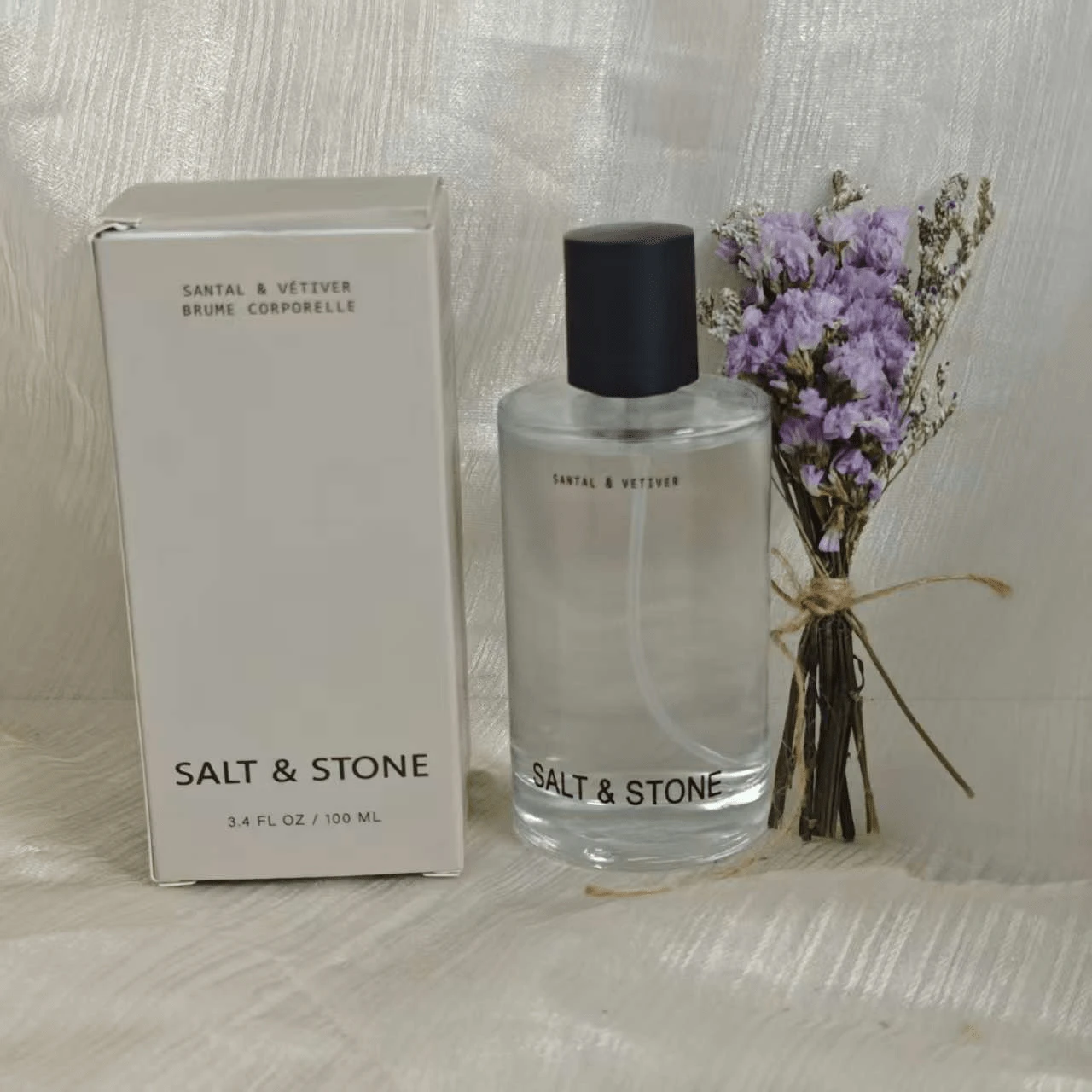 Body Mist, Santal & Vetiver Scent, Skincare Infused Perfume Hair & Body Spray For Women And Men 3.4Oz 100ml Ideal For Holiday Gift - Woody & Earthy - View 1