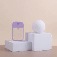 1个/45毫升带框喷雾瓶，卡片式香水喷雾瓶，便携式喷雾瓶，适合旅行、派对、生日礼物 - 紫色 - 查看 1