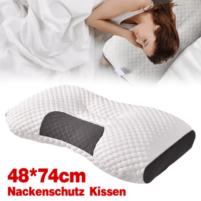 Memory Foam Kopfkissen Nackenkissen Orthopädisch Schlafkissen Nackenstützkissen