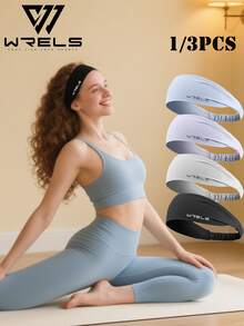 1条/3条装 WRELS 轻盈透气吸汗速干瑜伽普拉提头带,女士运动头带,健身发圈,纯色防滑运动头带,适合日常锻炼、训练、跑步、瑜伽。也适合日常佩戴、户外活动、海滩、团队活动、俱乐部、派对等场合,是绝佳的运动头带礼品。 - 多色 - 查看 2