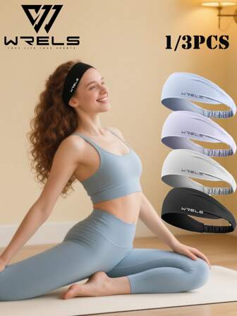 WRELS 1 قطعة/3 قطع من عصابات الرأس النسائية الخفيفة الوزن والقابلة للتنفس والماصة للعرق والسريعة الجفاف لليوغا والبيلاتس، عصابة رياضية، ربطة شعر للصالة الرياضية، عصابة رياضية نسائية ذات لون واحد مانعة للانزلاق، مناسبة للتمارين اليومية والتدريب والجري والرياضات. وهي مثالية أيضًا للارتداء اليومي والأنشطة الخارجية والشواطئ وأحداث الفرق والنوادي وحفلات الرقص، وتشكل هدية رائعة لعصابة الرأس الرياضية.