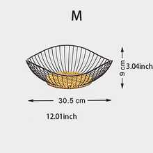 1 件铁艺编织水果/蔬菜篮，客厅/卧室零食/糖果收纳篮，浴室/卧室化妆品收纳篮，厨房/客厅/卧室装饰