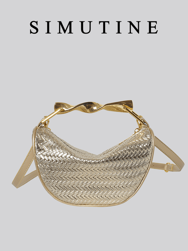 Bolsa de mão SIMUTINE Fashion Texture Versátil em PU para Mulheres, Bolsa Tiracolo com Alça Ajustável, Adequada para Uso Diário e Compras