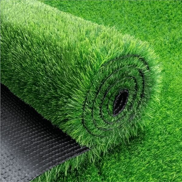 1 peça de grama artificial para áreas externas, gramado, jardim, quintal, decoração de varanda interna, tapete de grama sintética 1x2m 1x0,5m