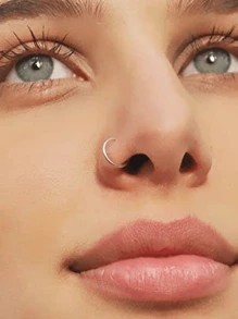 16G 18G Edelstahl Hypoallergene Nasenpiercing Scharniernasenringe für Nasenlöcher, Septum, Knorpel, Helix, Daith, Tragus, Rook, Conch, Lippe, Ohrlappen Piercings, Scharnierklicker Segment Nasenringe, Septum Schmuck, Segment Ring Körperpiercings, Nasenringe, Lippenpiercing, Nasenloch Helix Knorpel Rook Ohrringe, Helix Knorpel Daith Tragus Sleeper Ohrringe Körperpiercings für Frauen und Männer