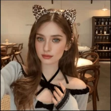 1 chiếc băng đô tai mèo, băng đô họa tiết da báo, băng đô nhung mềm mại và thoải mái, họa tiết động vật, phù hợp cho sử dụng hàng ngày, phong cách đường phố, thời trang, phụ kiện tóc nữ, sản phẩm đa năng, phù hợp cho phụ nữ trẻ và những người yêu thích thời trang, kiểu dáng dễ thương, phụ kiện tóc cá tính. - Nhiều màu - Xem 7