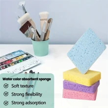 Une éponge magique pour l'absorption de l'eau pour l'art de la peinture - forte absorption d'eau, hydratante, formant des coups de pinceau délicats, très adaptée pour la peinture et le nettoyage, multifonctionnelle et pratique