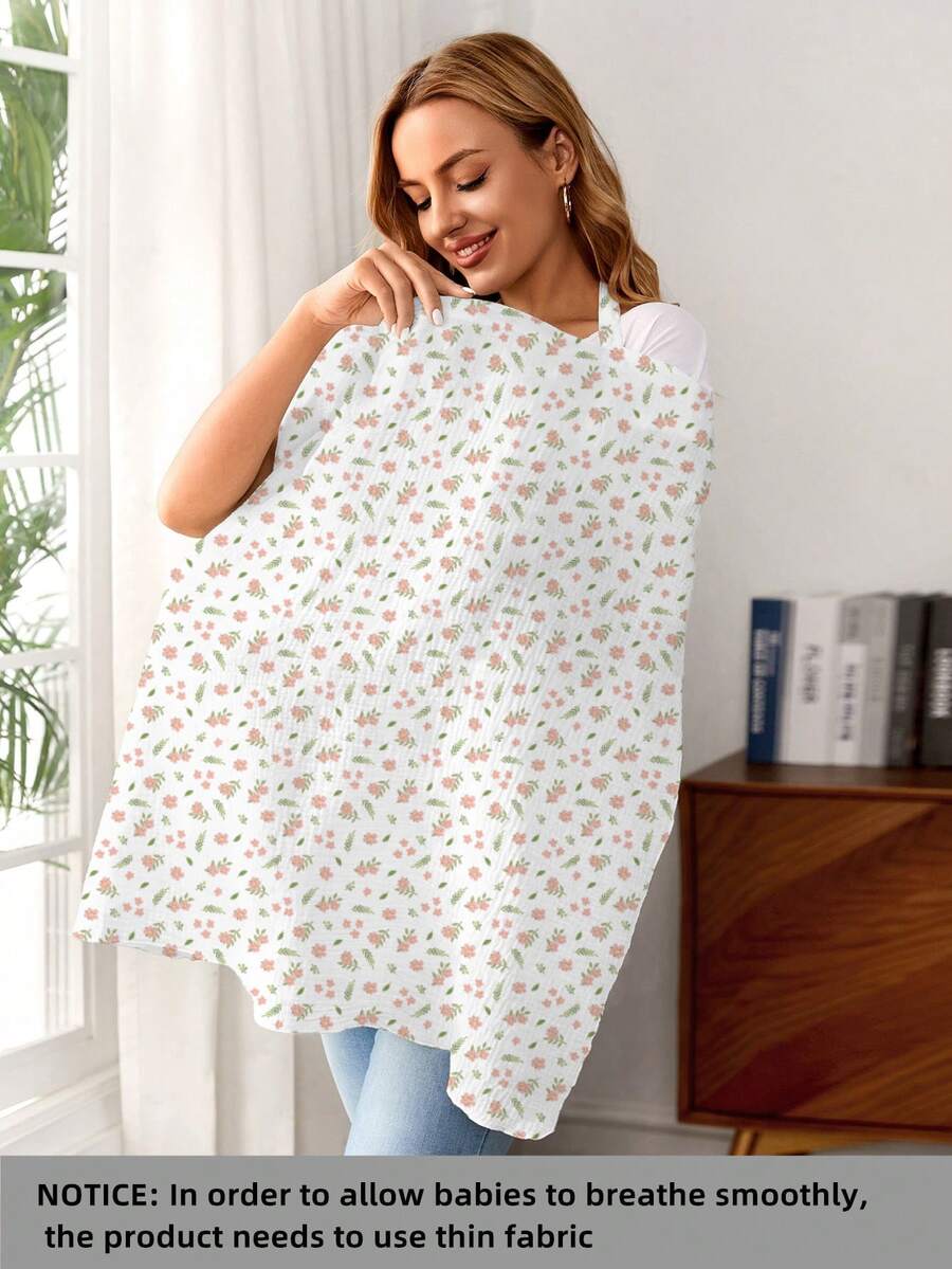 Floral Print Soft & Breathable Nursing Camisole, For Breastfeeding Mothers - Multicolor - View 1