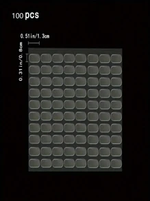 100/200pcs Transparent Nano Double-Sided Tape - Removable, Waterproof, No-Residue Strong Adhesive Gel Tape | For Wall Decor/Poster Display/Glass Stickers/DIY Crafts/Home Office Fixing | Carpet Pad Non-Slip Gripper | Must-Have For Students/Store Displays/Holiday Parties