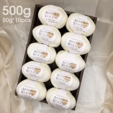 10-Pack Merino Wool Yarn, 50g Each, Soft & Warm Knitting And Crochet Yarn, 90% Merino Wool, 10% Polyester, Assorted Colors, For Sweaters, Coats, Scarves, Hats, Shawls & Vests, 500g Total - Multicolor-500g - View 15