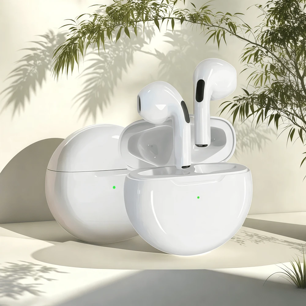 PRO6 In-Ear Wireless Headphones, With Excellent Sound Quality, Compact And Portable, Long Battery Life, Excellent Stereo Effect,