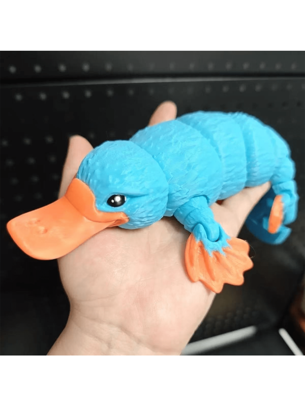 New Printed Platypus Doll Decompression Doll Model Gift Doll Figurine With Movable Joints, Great For Birthday, Christmas, Halloween Gifts, Decorations
