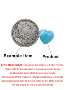 Multi-Color Heart-Shaped Crystal, Exciting Heart-Shaped Crystal, Ideal Spiritual Energy Balance For Love Gemstones, Meditation, Perfect Gift, DIY Jewelry Decoration(Random Color)