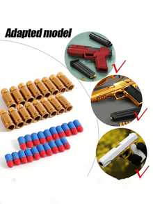 Toy Soft Bullets, Refill 100 EVA Bullets Toy Gun Premium Foam Bullets Refill, Toy Bullets Ammo Pack Refill Kit