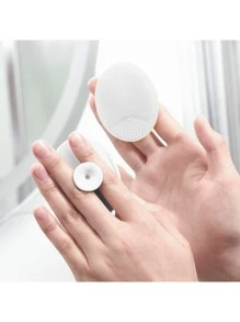 4 piezas Cepillos faciales de limpieza - Almohadillas exfoliantes suaves para el rostro, limpieza profunda de los poros, cepillo para la ducha, ideal para amantes del maquillaje, recomendado como regalo de verano