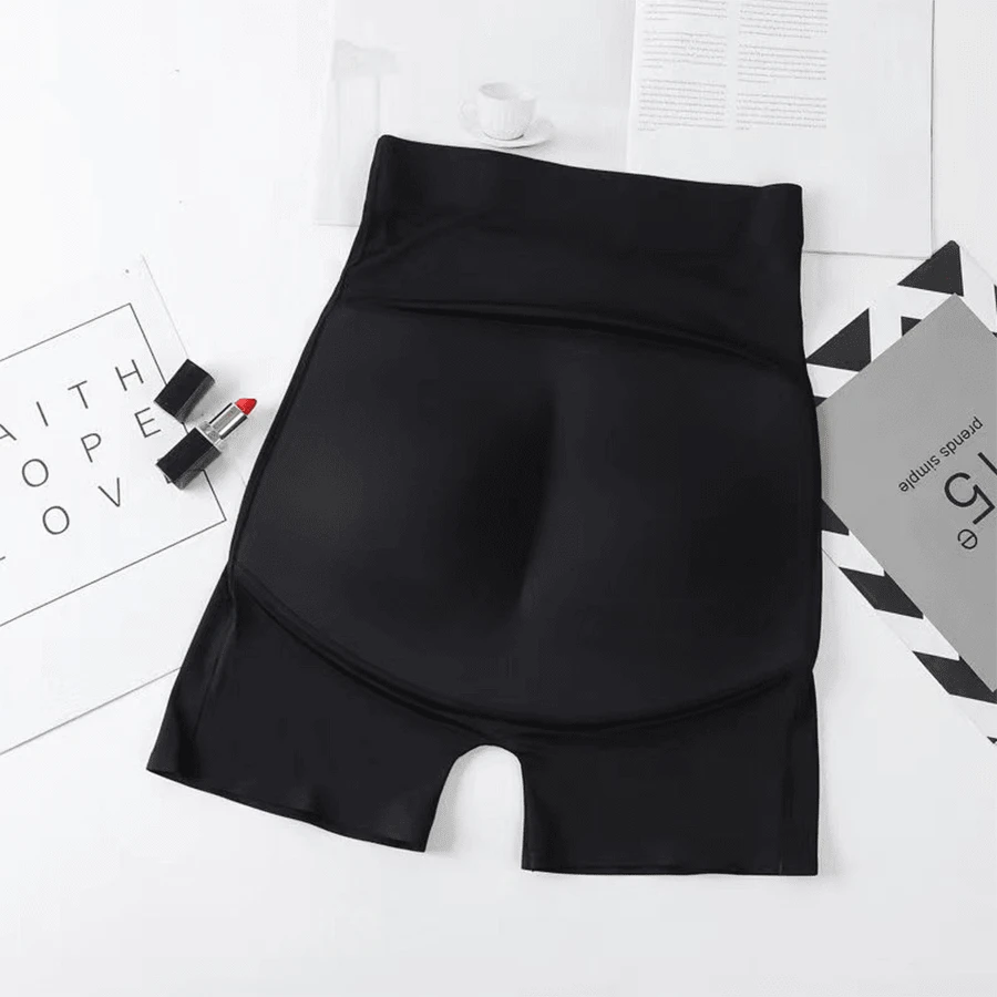 Pantalones de agrandamiento de cadera para mujer, pantalones de control de abdomen para mujer, moldeador de cuerpo para mujer, moldea tu cuerpo sexy. - Negro - Ver 1
