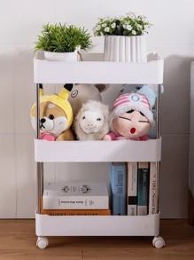 4-Tier Multipurpose Organizer For Various Objects With Wheels