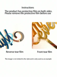 1PC Gold Acrylic Birthday Cake Toppers - Premium Happy Birthday Cake Decorations For Cake & Party Decoration - A - View 9