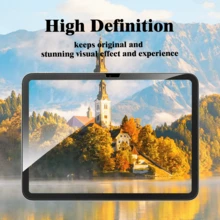 1PC-High Definition High Transparency, Scratch Resistant, Anti-Fall, Full Screen Coverage, Strong Anti-Fingerprint, Sensitive Touch, Transparent Tempered Glass Film, Screen Protector, Compatible With IPad 10th/9th/8th/7th/6th/5th/2022pro/2021pro/2020pro/2018pro/Mini6/Mini5/Mini4/Air5/Air4/Air3 (10.2inch/11inch/10.9inch/8.3inch/12.9inch/9.7inch) Compatible With IPad Series Tempered Glass Film Protector - Transparent Screen Protection Essential, Suitable For Daily Use, Office - Clear - View 10