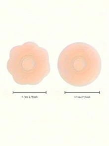 12pcs Reusable Silicone Nipple Covers With Adhesive Pads - Perfect For Invisible Bras And Pasties - Hand Washable(2/6/12pcs) - Multicolor - View 6