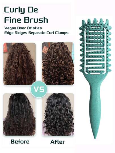 Curl Defining Brush, Curl Brush, Curl Brush For Curly Hair, Curly Hair Brush For Combing And Shaping Men's And Women's Curls To Reduce Pulling And Curl Separation, Hair Brush, Comb, Hair Tools, Hair Products And Accessories For Barber Salon Beauty Travel Essentials,Back To School,Travel Holiday Essentials,Hair Accessories For Women