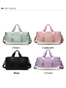 Fitness Sports Yoga Bag Waterproof Travel Bag Unisex Gym - 紫丁香 - 查看 8