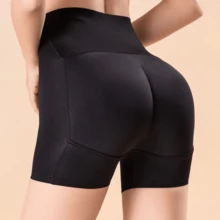 Pantalones de agrandamiento de cadera para mujer, pantalones de control de abdomen para mujer, moldeador de cuerpo para mujer, moldea tu cuerpo sexy. - Negro - Ver 6